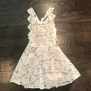 For love and lemons white lace dress